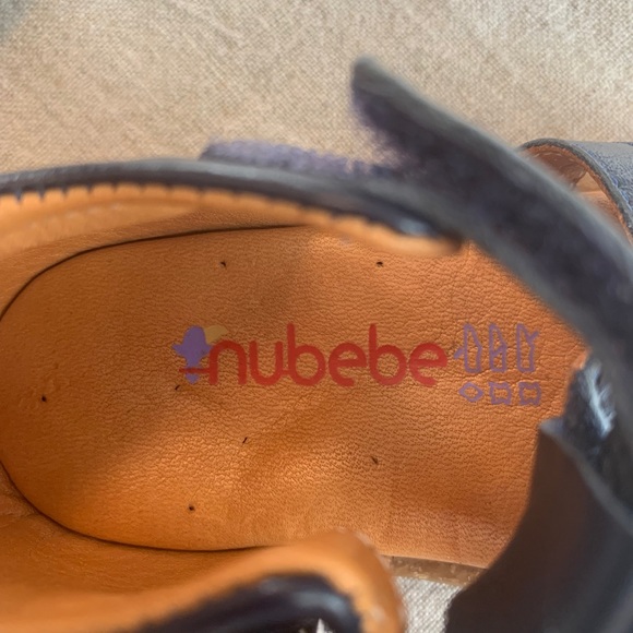 Nubebe Leather Toddler Sandals in Navy - Size 7 (EU 23) - Picture 4 of 4